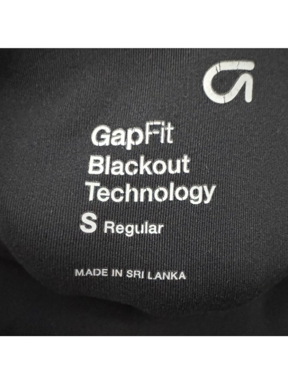 GapFit Blackout Technology Leggings Women S Black High Rise Crop Yoga - Picture 9 of 11